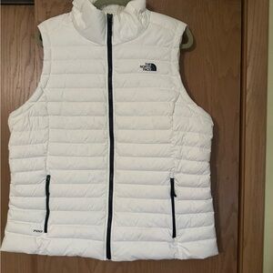 The North Face Cream Puffer Vest